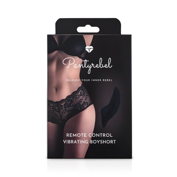 Pantyrebel - Aufladbare vibrierende Öffnungsslip - Schwarz (S-L)