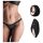Pantyrebel - Schnurloser, radioaktivier Vibrations-Tanga - Schwarz (S-L)