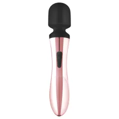 Rosy Gold Wand Curve - Akku Massagestab-Vibrator (Roségold)