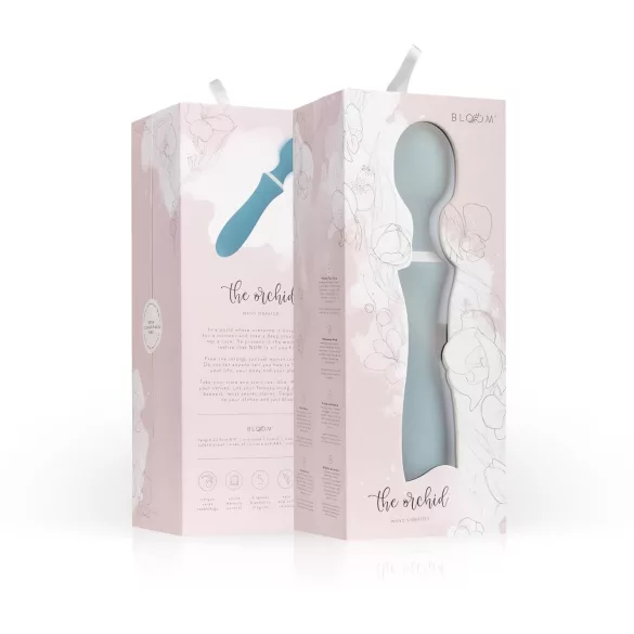 Bloom Orchid Wand - Wiederaufladbarer Massagevibrator (türkis)