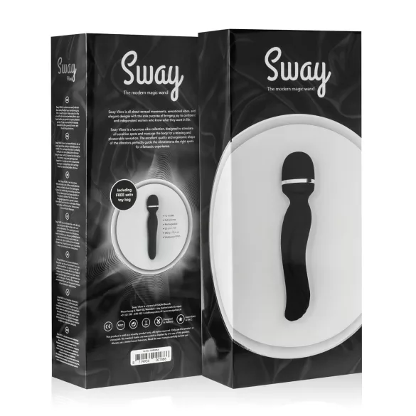 Sway No.4 Wand - Akku Massagestab, schwarz