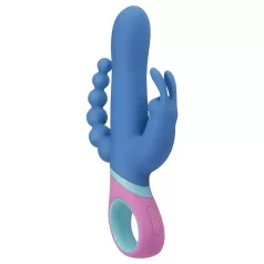 PMV20 Vice Double - Drehbarer, dreifacher Vibrator (blau)