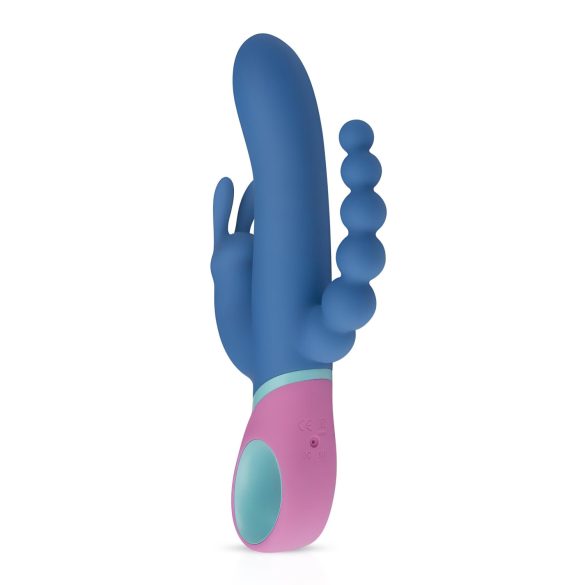 PMV20 Vice Double - Drehbarer, dreifacher Vibrator (blau)