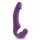 Easytoys - Wiederaufladbarer, lila Strap-On-Vibrator ohne Gurte