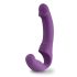 Easytoys - Wiederaufladbarer, lila Strap-On-Vibrator ohne Gurte