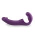 Easytoys - Wiederaufladbarer, lila Strap-On-Vibrator ohne Gurte