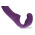 Easytoys - Wiederaufladbarer, lila Strap-On-Vibrator ohne Gurte