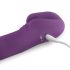 Easytoys - Wiederaufladbarer, lila Strap-On-Vibrator ohne Gurte