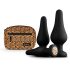Panthra Kesia - Silikon Analplug-Set (3-teilig) - Schwarz