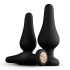 Panthra Kesia - Silikon Analplug-Set (3-teilig) - Schwarz