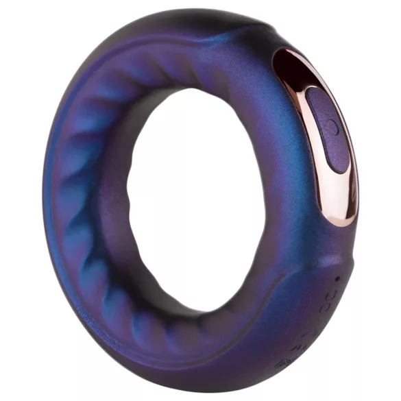 Hueman Saturn - Akku Penisring vibrierend & wasserdicht (Lila)