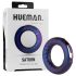 Hueman Saturn - Wiederaufladbarer, wasserdichter Vibrations-Penisring (Lila)