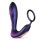 Hueman Black Hole - Funkvibrator mit Penisklitoring (lila)