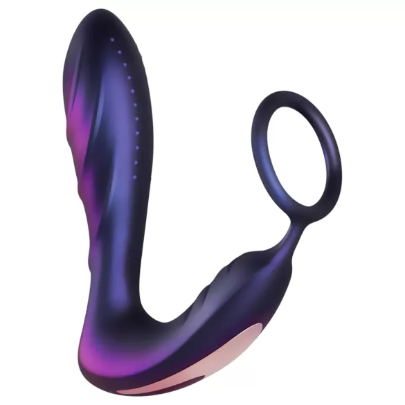 Hueman Black Hole - Analvibrator mit Funkfernbedienung und Penisring (lila)