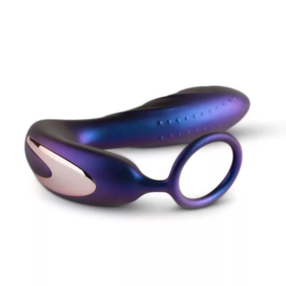 Hueman Black Hole - Analvibrator mit Penisring (lila)