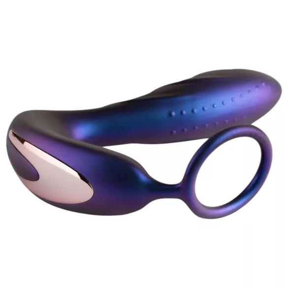 Hueman Black Hole - Analvibrator mit Funkfernbedienung und Penisring (lila)