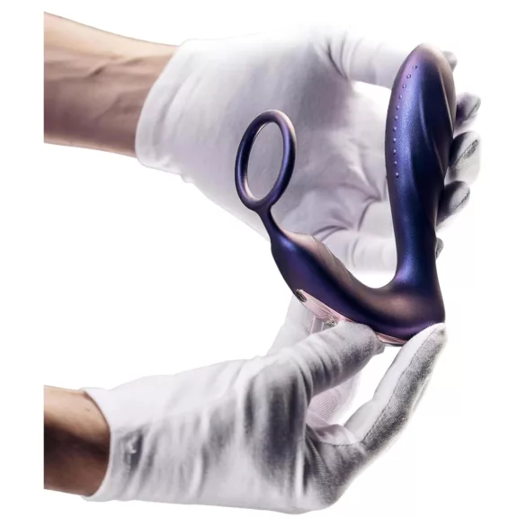 Hueman Black Hole - Analvibrator mit Funkfernbedienung und Penisring (lila)