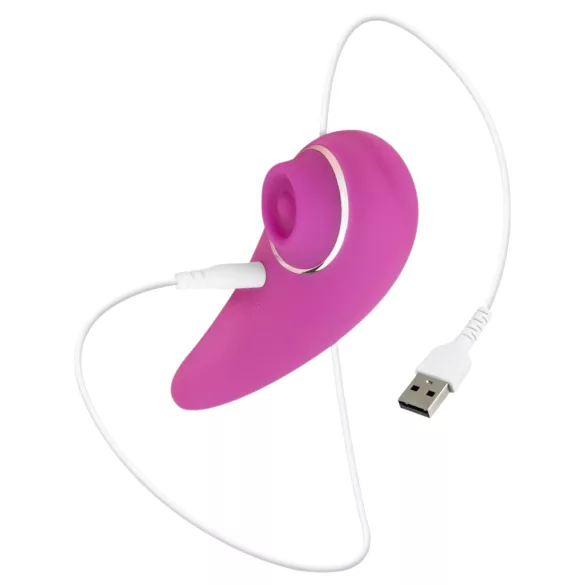 EasyToys Taptastic Vibe - wiederaufladbarer, wasserdichter Klitoris-Vibrator (pink)