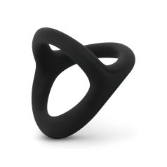   Easytoys Desire Ring - elastischer Penis- und Hodenring (schwarz)