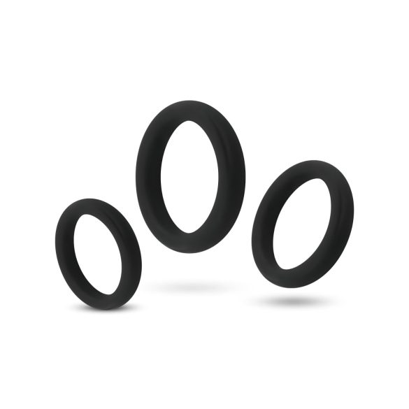 Easytoys Explore Ring - Penisring-Set - 3-teilig (schwarz)