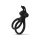 Easytoys Share Ring - Vibrations-Penis- und Hodenring (schwarz)
