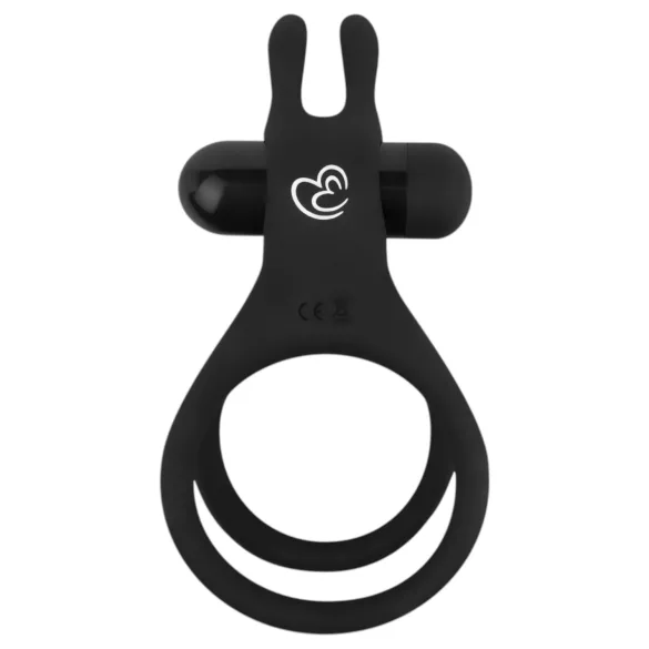 Easytoys Share Ring - vibrierender Penis- und Hodenring (schwarz)