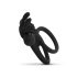 Easytoys Share Ring - Vibrations-Penis- und Hodenring (schwarz)