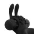 Easytoys Share Ring - Vibrations-Penis- und Hodenring (schwarz)