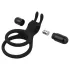Easytoys Share Ring - vibrierender Penis- und Hodenring (schwarz)