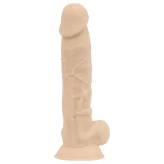   Real Fantasy Ashton - realistisch, naturfarbener Hoden-Dildo - 20,5 cm
