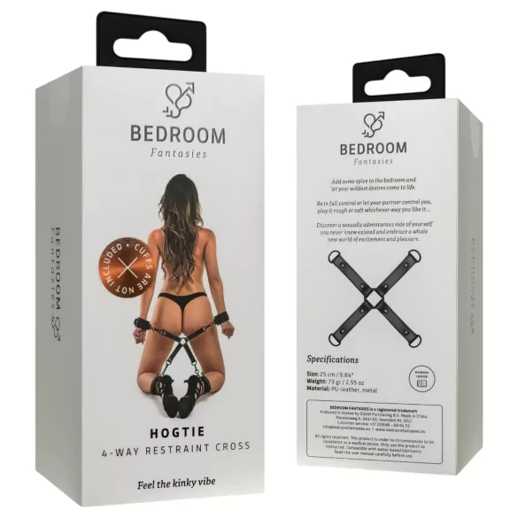 Bedroom Fantasies - Bondage Kreuz (schwarz)
