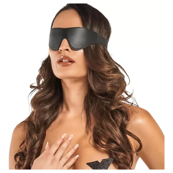 Bedroom Fantasies - Augenbinde in Lederoptik (schwarz)