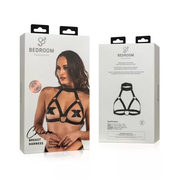 Bedroom Fantasies Chiara - Körpergeschirr Oberteil (schwarz) - S-XL