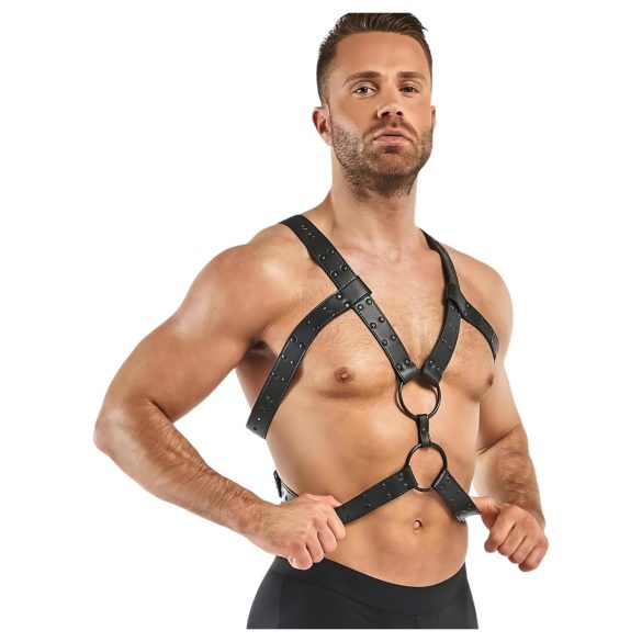 Bedroom Fantasien Rocco - Körperharness Oberteil (Schwarz) - S-XL
