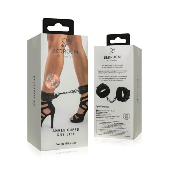 Bedroom Fantasies - Fußfessel mit Kette (schwarz)