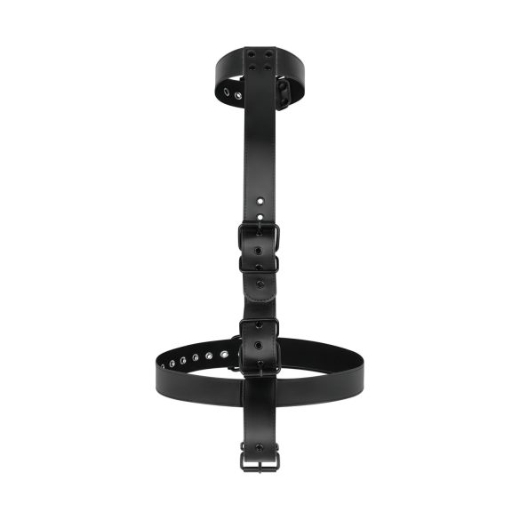 Schlafzimmerträume - BDSM-Set mit Halsband und Fesseln (Schwarz)