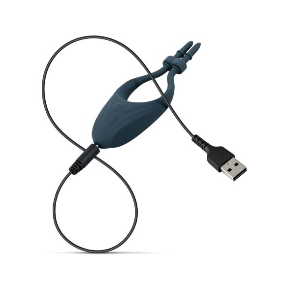 Boners - Einstellbarer Vibrationspenisring (blau)