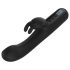 BLAQ - Digitaler Vibrator mit Häschenarm (Schwarz)