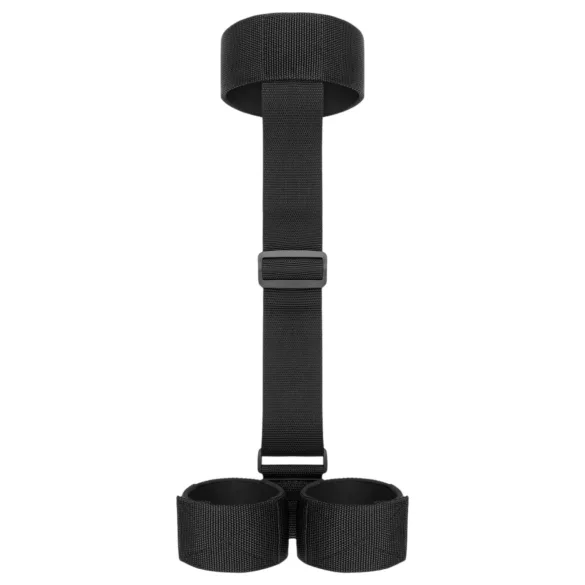 Bedroom Fantasien - weiches Halsband und Fesseln (schwarz)