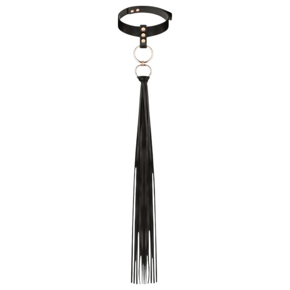 Rosy Gold - Halsband & Klatsche (Schwarz)