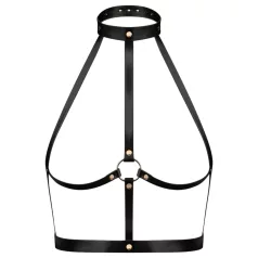 Rosy Gold - Körperharness (schwarz-roségold)