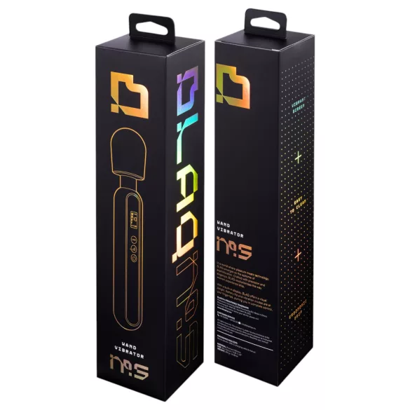 BLAQ - großer digitaler Massage-Vibrator (schwarz)
