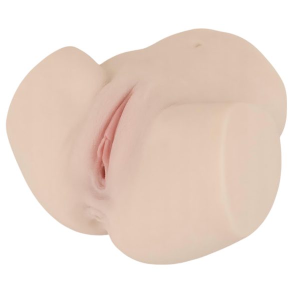 FWB - Lebensechter vibrierender Torso-Masturbator (natur)