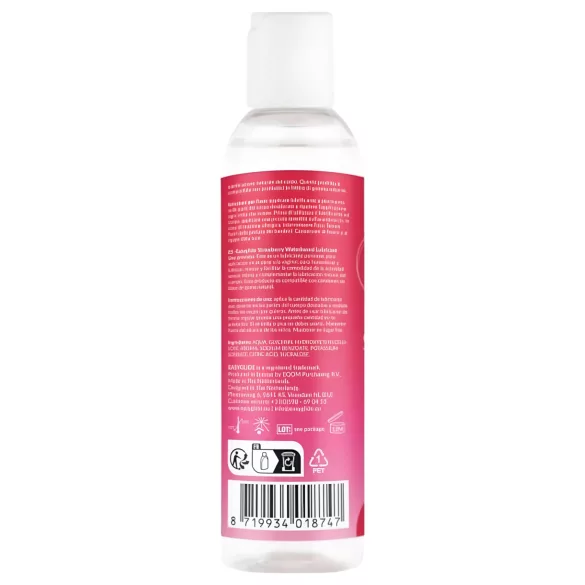 EasyGlide - Erdbeer-Gleitgel auf Wasserbasis (150 ml)