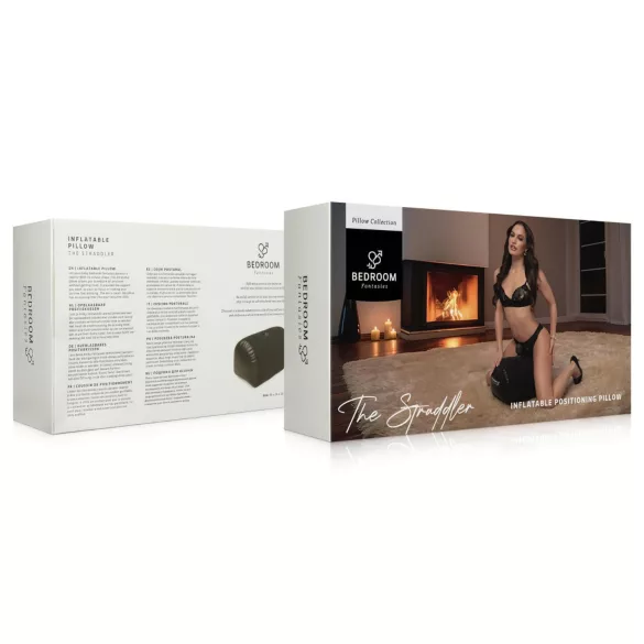 Bedroom Fantasies - Aufblasbares Sexkissen mit Vibratorhalter (schwarz)
