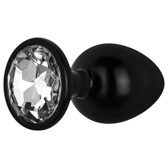Easytoys Anal Kollektion - Anal Plug mit Stein - S (Schwarz)