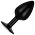 Easytoys Anal Kollektion - Anal Plug mit Stein - S (Schwarz)
