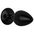 Easytoys Anal Kollektion - Anal Plug mit Stein - S (Schwarz)