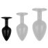 Easytoys Anal Kollektion - Anal Plug mit Stein - S (Schwarz)