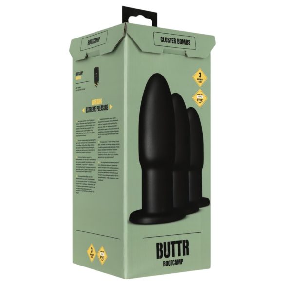 BUTTR Cluster Bombs - Anals Trainingsset (schwarz)